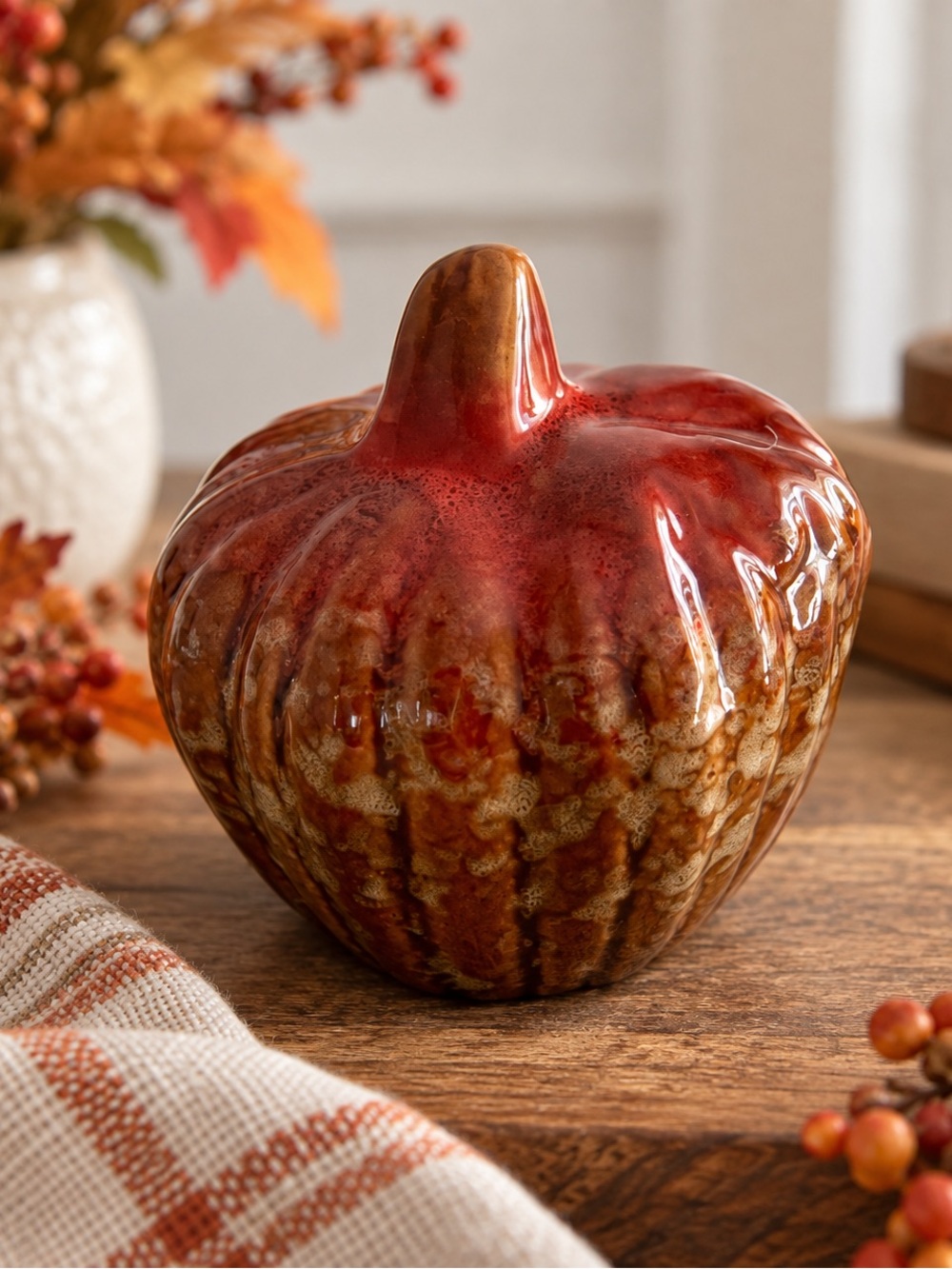 Ceramic Pumpkin Décor